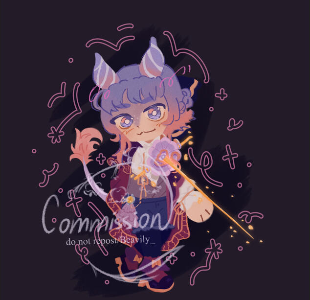 Full body chibi $20